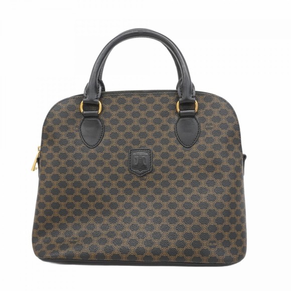 Celine handbag Macadam black brown women's - Picture 1 of 14